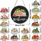 🍂 Magnetic Welcome Sign – 16PCS Seasonal Front Door Decorations
