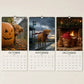🔥🎉2027 Grumpy Highland Cows A4 Wall Calendar