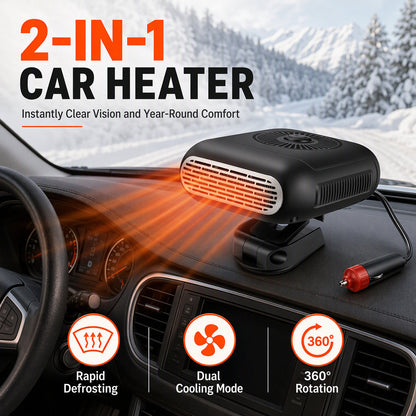 Portable Car and Windshield Defroster 12V 24V Auto Warm Air Blower Fan