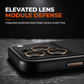 Two-in-One Shockproof Jelly Phone Case with Large Window and Integrated Lens Protector