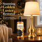 ✨ Metallic Gold Restoration Spray – DIY Lamp & Home Decor Refinishing