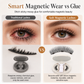 Natural-Looking Magnetic False Eyelashes Set with Case