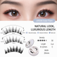 Natural-Looking Magnetic False Eyelashes Set with Case