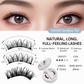 Natural-Looking Magnetic False Eyelashes Set with Case