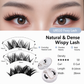 Natural-Looking Magnetic False Eyelashes Set with Case