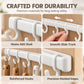 ⏳Limited-time 50% off🧺No-Drill Over-Cabinet Hook Rail – Instant Extra Storage for Kitchen & Bathroom