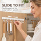 ⏳Limited-time 50% off🧺No-Drill Over-Cabinet Hook Rail – Instant Extra Storage for Kitchen & Bathroom