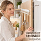 ⏳Limited-time 50% off🧺No-Drill Over-Cabinet Hook Rail – Instant Extra Storage for Kitchen & Bathroom