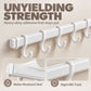 ⏳Limited-time 50% off🧺No-Drill Over-Cabinet Hook Rail – Instant Extra Storage for Kitchen & Bathroom