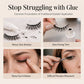 🥳2026 HOT SALE🥳💞50K+ SOLD! ✨👁️ 50% OFF! Self-Adhesive False Eyelashes – 3-second apply with no messy glue. Waterproof, secure & natural 3D look for effortless beauty! 🛡️💪