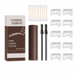 Eyebrow Stamp and Headband Stencil Set with Hairline Powder and Brushes