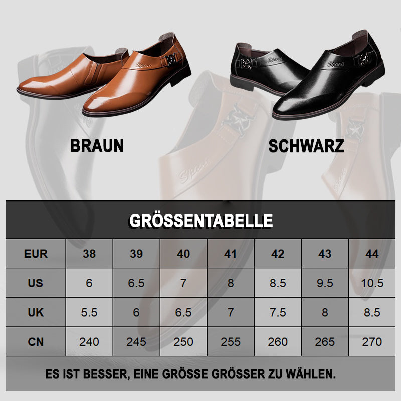 50 % Rabatt für begrenzte Zeit -Lässige Business-Lederschuhe für Herren