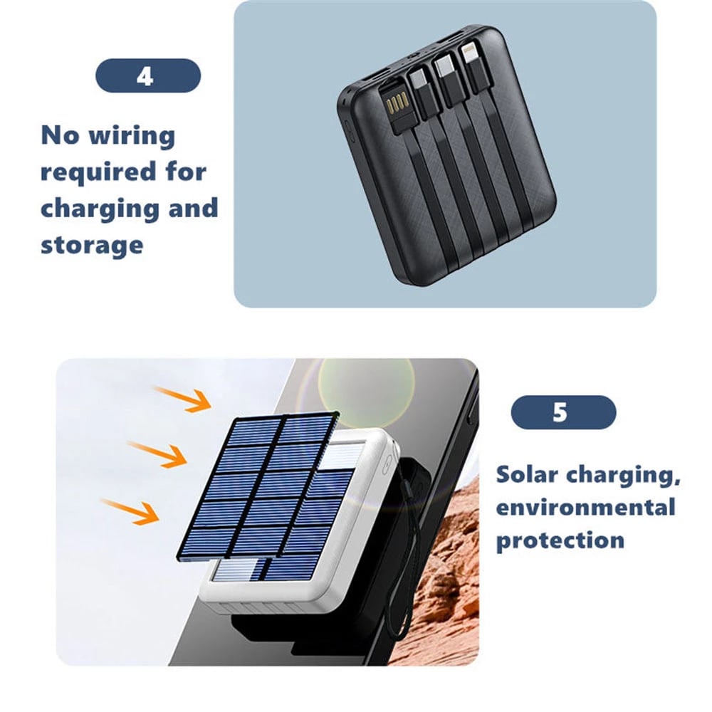 Ultrakompakte Solarzellen-Powerbank